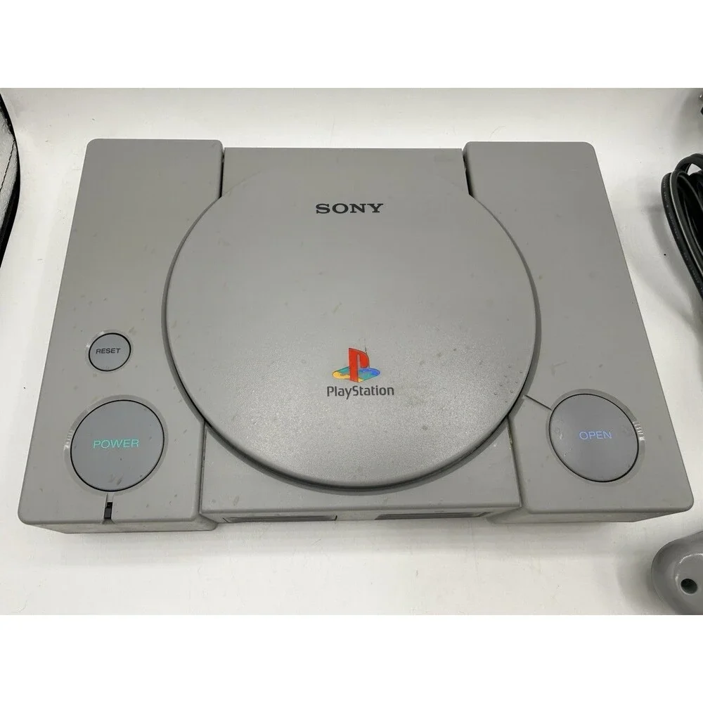 Sony PlayStation 1 PS1 Console SCPH-5501 WORKS GREAT w/ Controller Power AV Cord